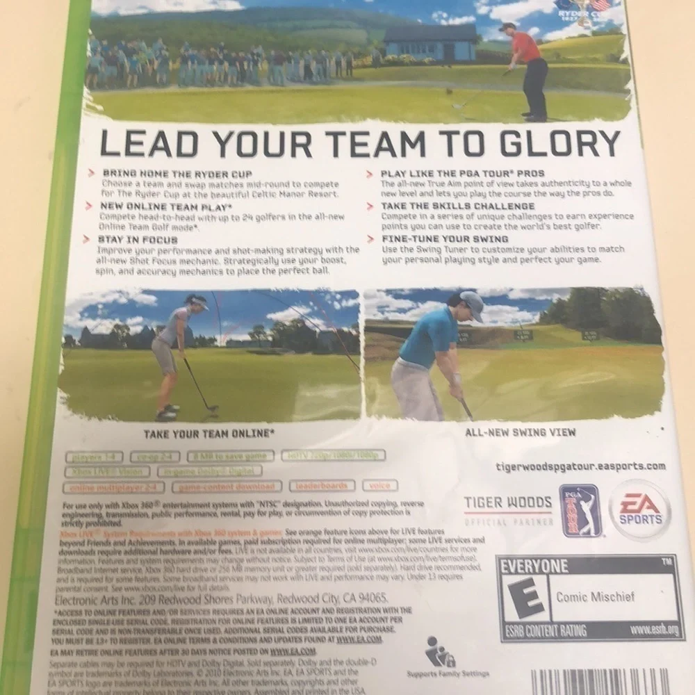 𝅺26. Tiger Woods PGA Tour 11 - Xbox 360
